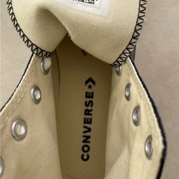 Women's Custom Print Geometric All Star Converse Black/Gray -Brand New Size 5.5 - Picture 5 of 12